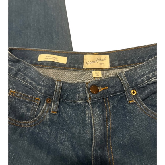 High Waisted Wide Leg Universal Thread Jeans Size 8 - Picture 4 of 7
